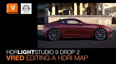 How to edit HDRI maps with VRED