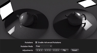 Advanced Rotations for Area Lights