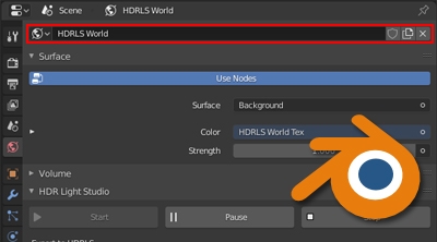 Blender - HDRLS World Behavior