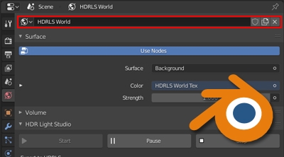 Blender - HDRLS World Behavior