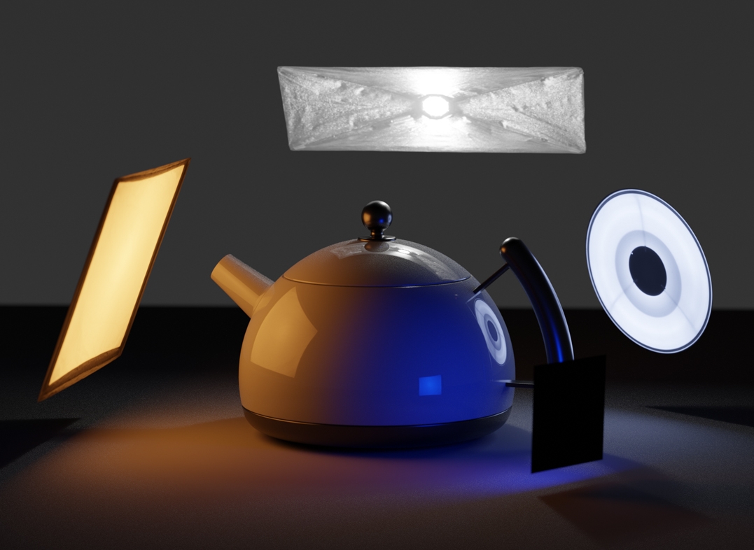 HDR Area Lights in Blender