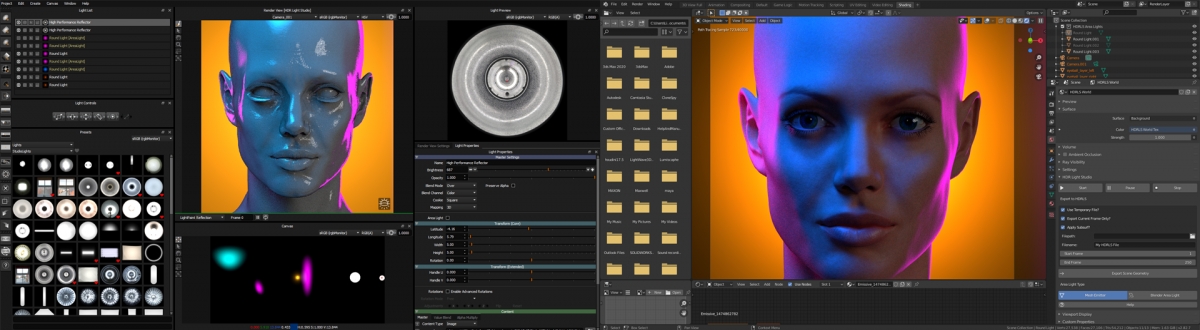 HDR Light Studio with Blender 2.8