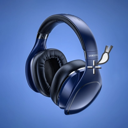 Samsung Level-Over Headphones by Vasiliy Vatsyk and lit with HDR Light Studio