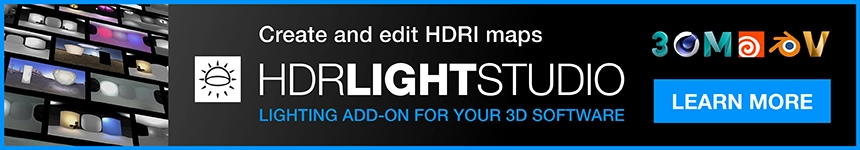 Create and edit HDRI maps