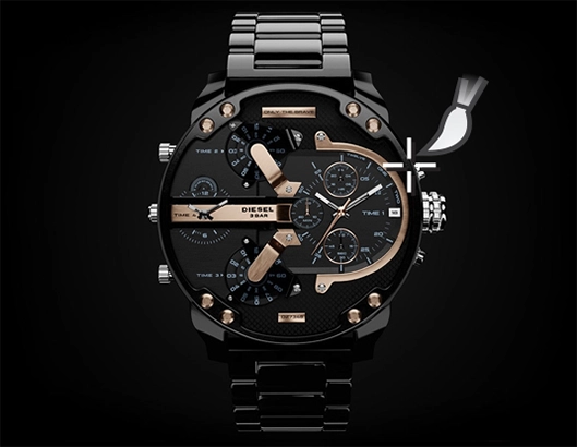 Diesel Watch by Farid Arajpour and lit with HDR Light Studio