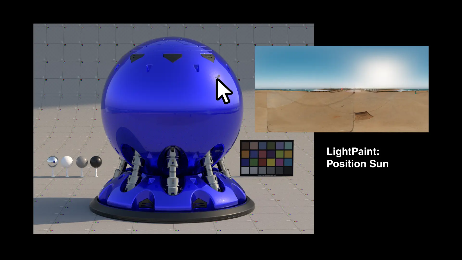 Place the sun position in the procedural sky