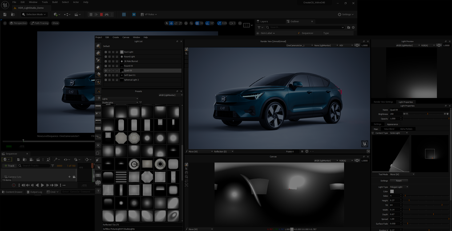HDR Light Studio for Unreal Engine Released