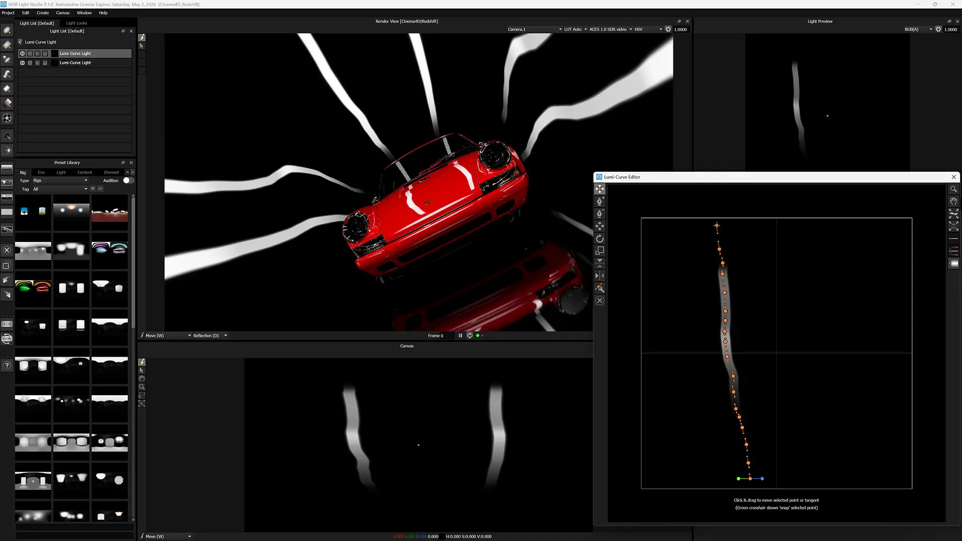 HDR Light Studio Interface